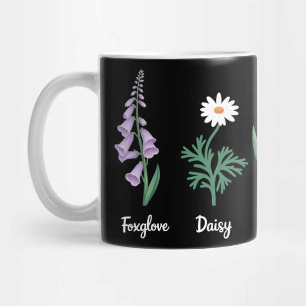 Subtle Floral Anti-Trump – Foxglove Daisy Tulip Political Statement by ArtistTee ⭐⭐⭐⭐⭐
